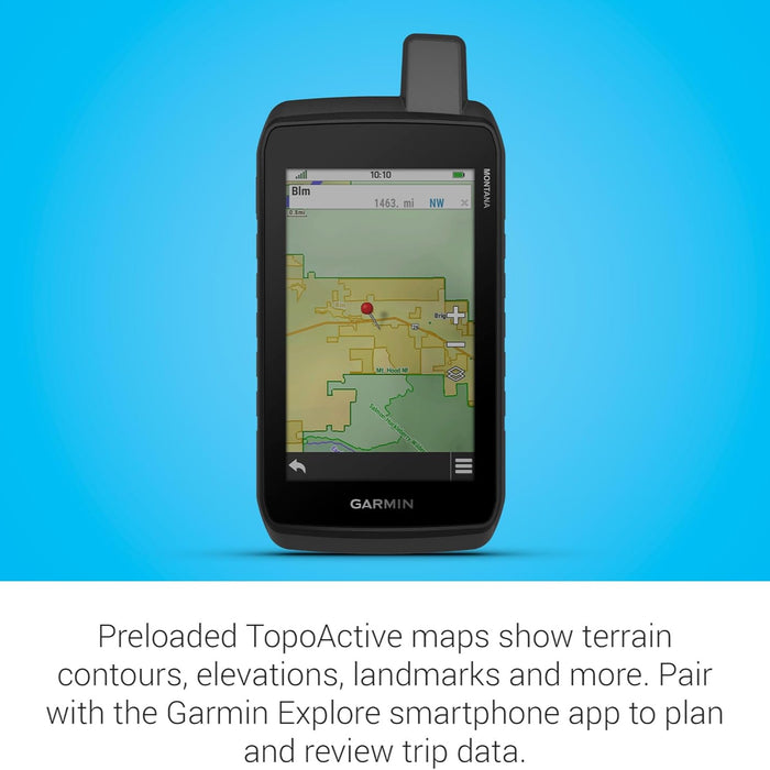 Garmin Montana 710 Series Rugged GPS Touchscreen Navigator with inReach Options