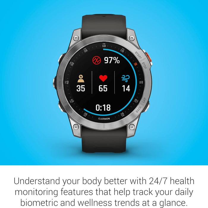 epix (Gen 2) Series Adventure Smartwatch with 24/7 Health & Wellness Monitoring