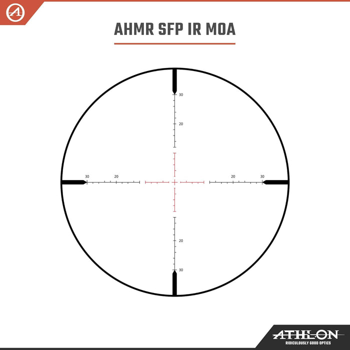 Athlon Optics Midas HMR HD 2.5-15x50mm Second Focal Plane Hunting Rifle Scopes