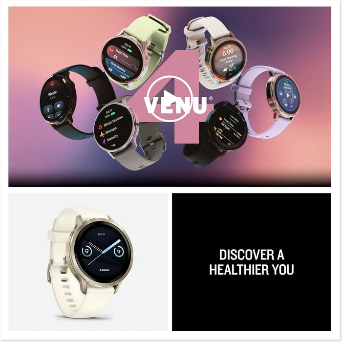 Garmin Venu 4 Advanced Health and Fitness GPS Smartwatch