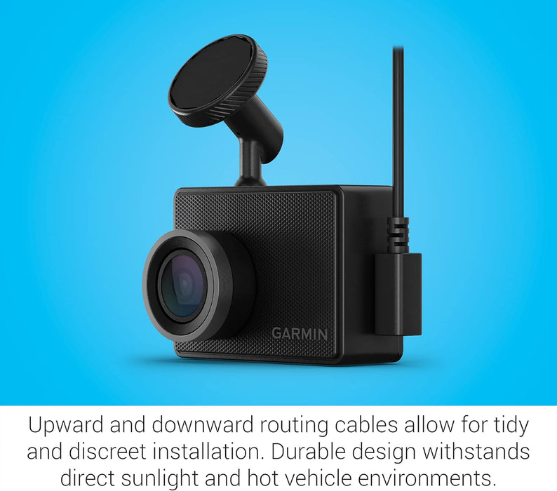 Dash Cam 47 with Voice Control 1080p HD Video and 140-Degree Field of View