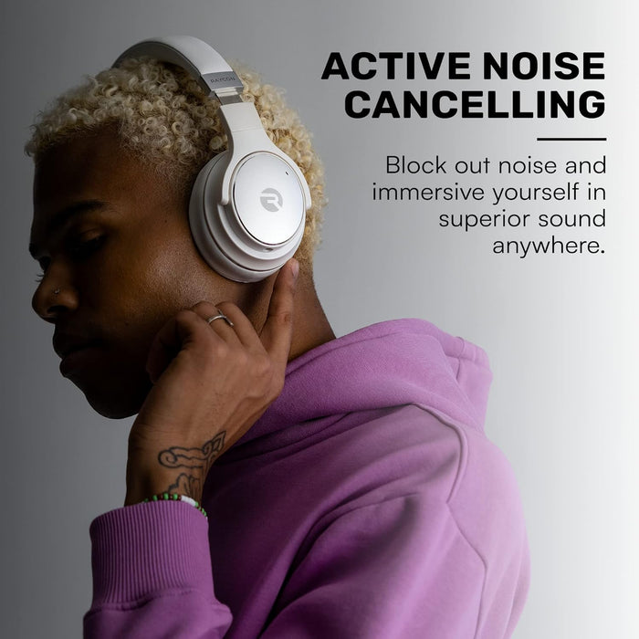 Raycon The Everyday Wireless Over Ear Headphones with Active Noise Cancelling