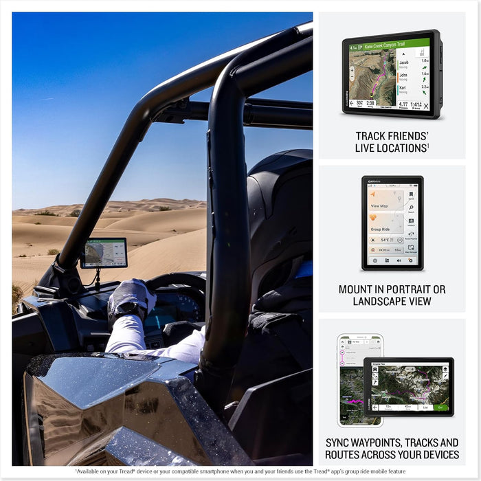 Garmin Tread 2 Rugged Powersport Touchscreen Navigator for Off-Roading