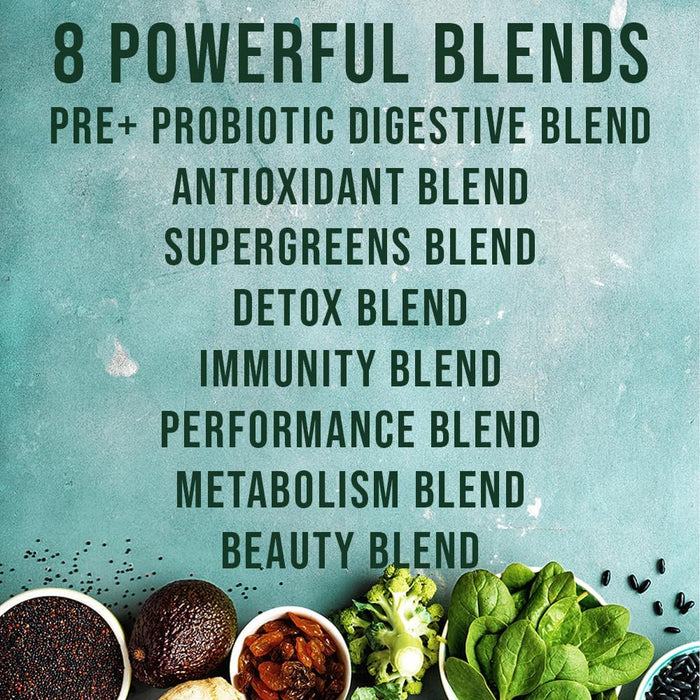 SuperGreens Gummies For Digestive, Immune and Liver Functions | Nutrient-Rich With 8 Specialty Blends