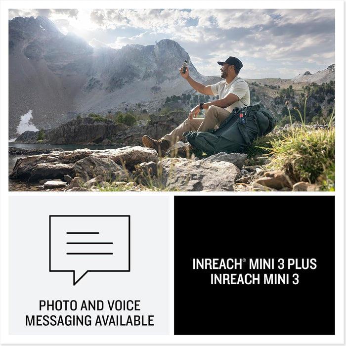 Garmin InReach Mini 3 Compact Global Satellite Communicator with Touchscreen