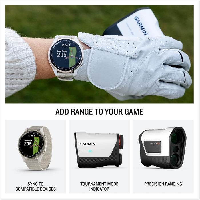 Garmin Approach Z10 Golf Laser Rangefinder with PlaysLike Distance and 350 Yard Range