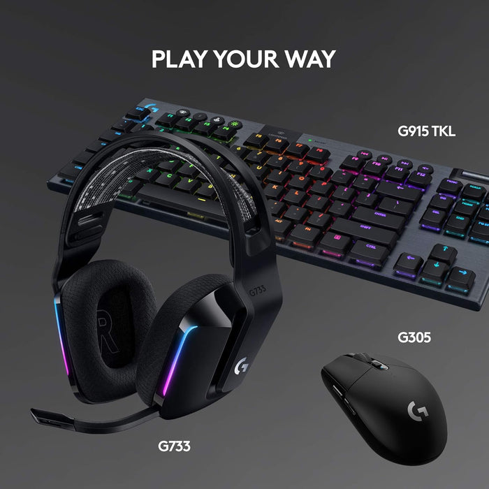 G733 LIGHTSPEED Wireless RGB Gaming Headset with PRO-G Audio Drivers