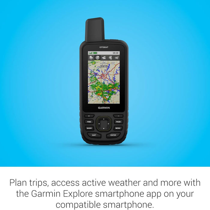 GPSMAP 67 Series Handheld GPS and Satellite Communicator with Interactive SOS