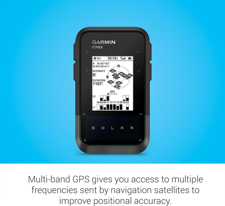 eTrex Solar Powered GPS Handheld Navigator | Track your Location and Waypoints