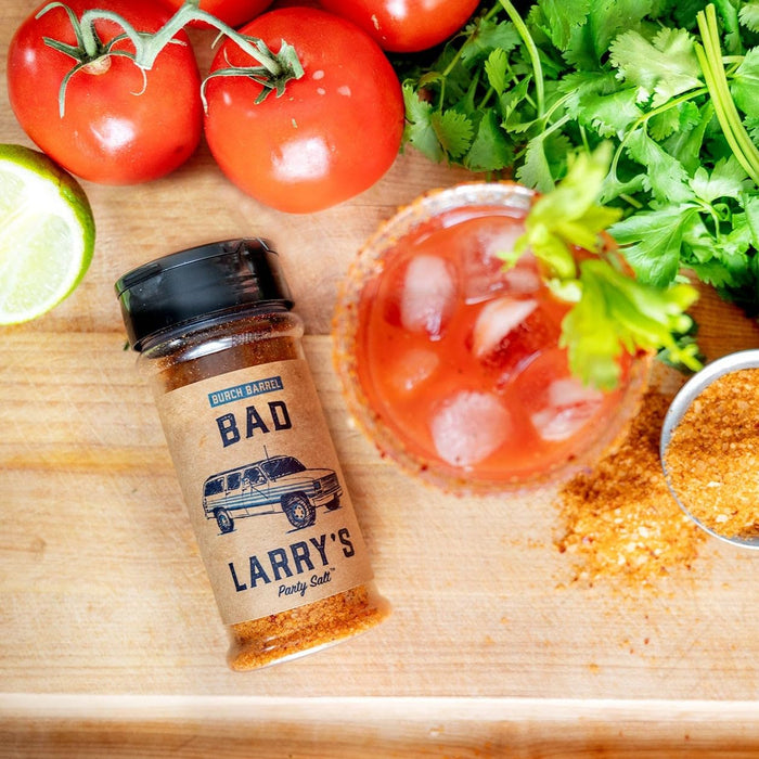 Bad Larry's Party Salt | Red Chilis & Lime Blend | Perfect for Drinks & Food