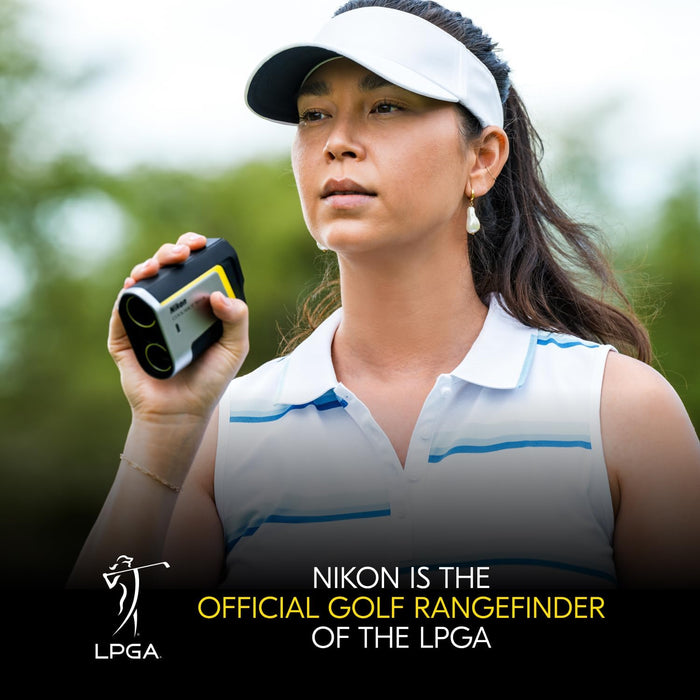 Nikon COOLSHOT 50I GII Golf Laser Rangefinder | 6X Magification & Dual Locked on Quake
