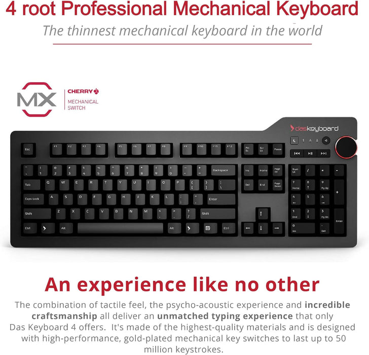 Root Edition Wired Mechanical Keyboard with Cherry MX Switches and 104 Keys