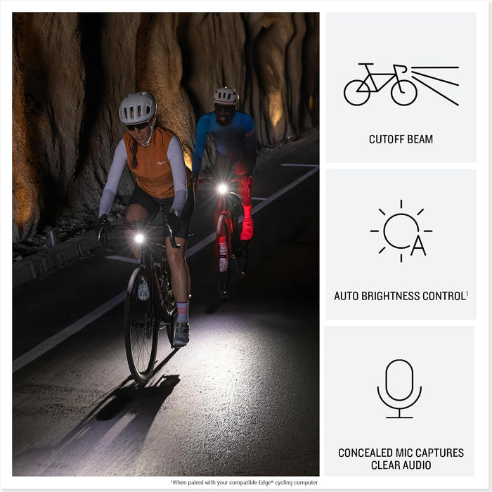 Garmin Varia Vue Smart Cycling Headlight with 4K Camera with Auto-Brightness Control