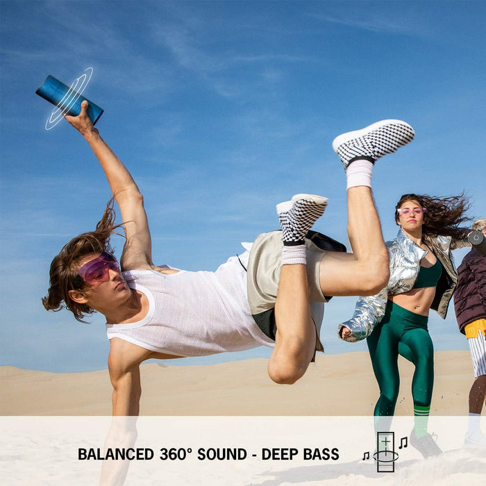 BOOM 3 Wireless Bluetooth Speaker with Bold Sound and Deep Bass, Lagoon Blue