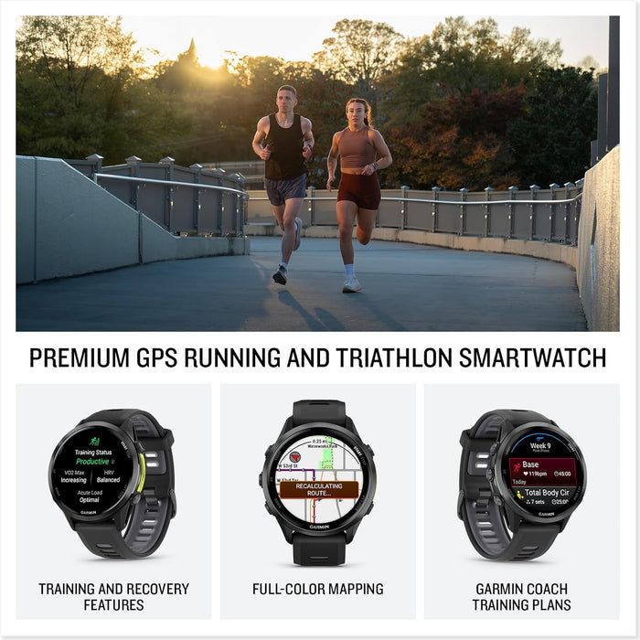Garmin Forerunner 970 Premium GPS Running and Triathlon Smartwatch