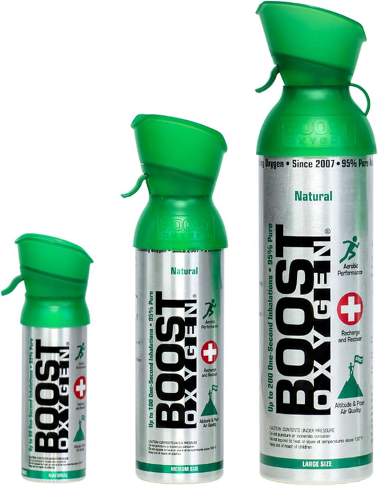 Boost Oxygen Oxygen Canister | Respiratory Support for Aerobic Recovery, Altitude, Performance & Health