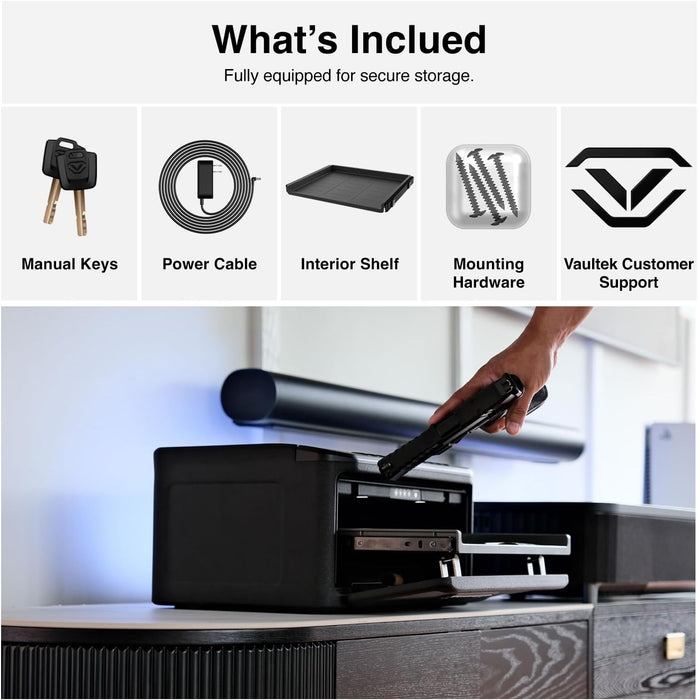 Vaultek MR Essential High-Capacity Quick Access Safe with Smart Sense Keypad