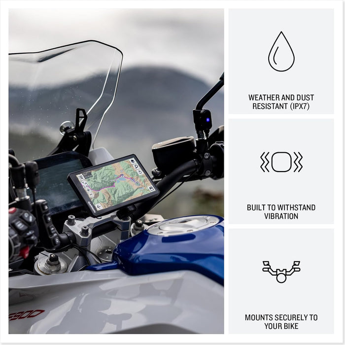 Garmin Zumo XT3 Rugged Motorcycle GPS Navigator with Custom Route Planning