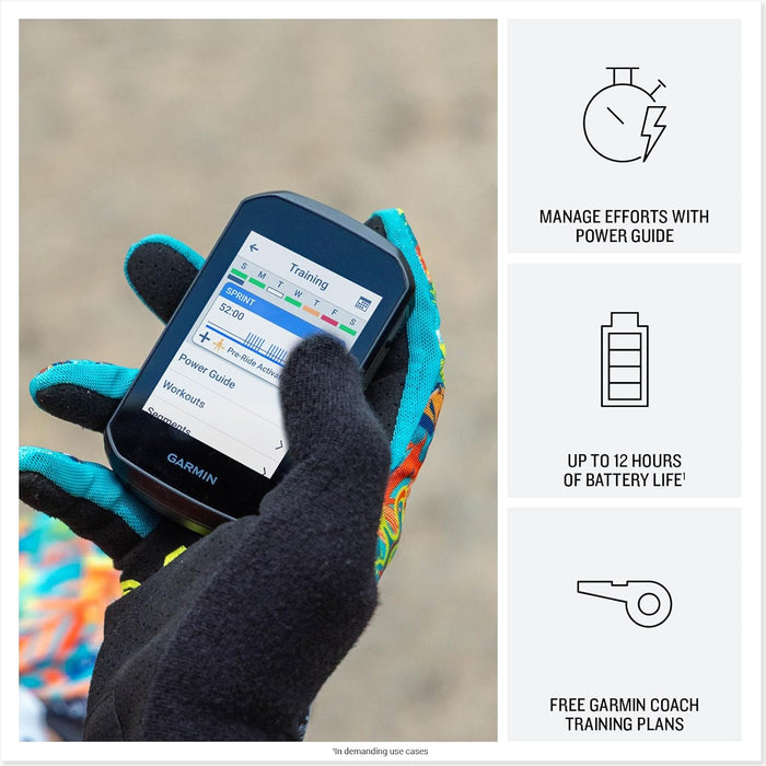 Garmin Edge 850 Compact GPS Cycling Computer with Vivid Color Touchscreen Display