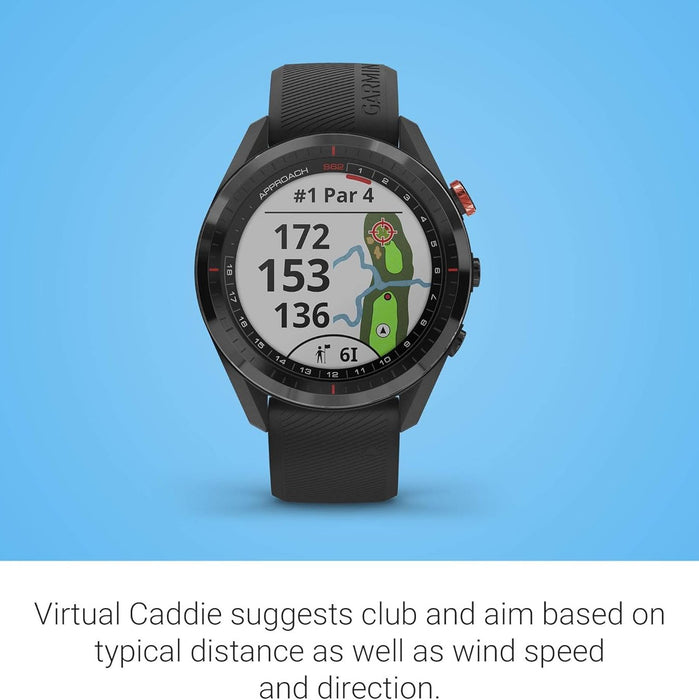 Approach S62 Premium Golf GPS Watch with Built in Virtual Caddie and 42K Courses