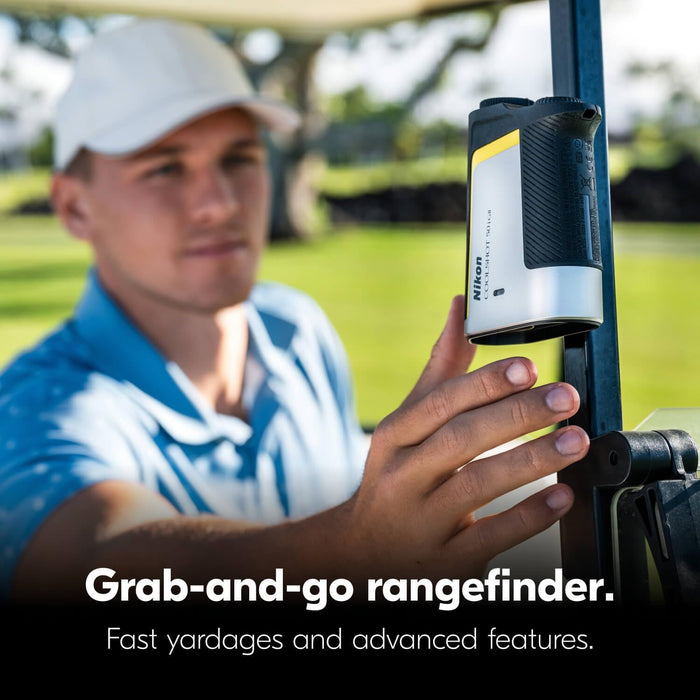 Nikon COOLSHOT 50I GII Golf Laser Rangefinder | 6X Magification & Dual Locked on Quake