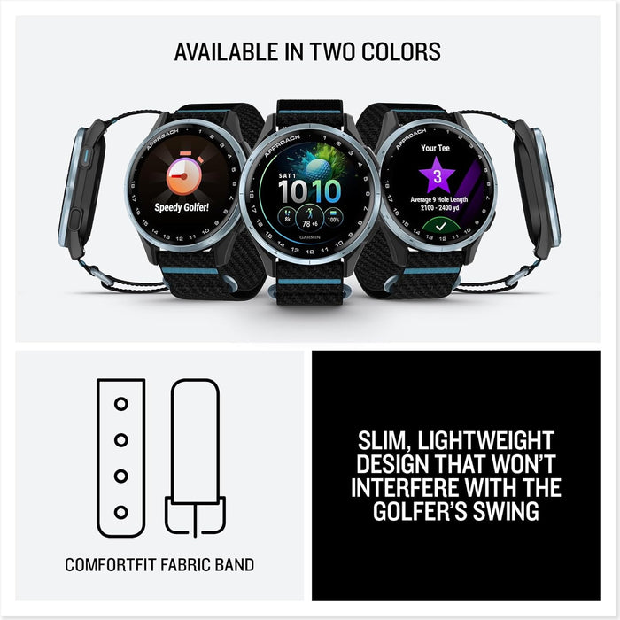 Garmin Approach J1 Junior Golf GPS Smartwatch with Color Display and Tee-Off Guidance