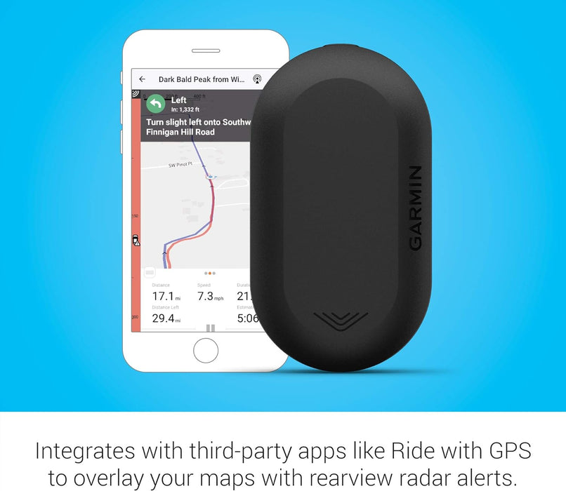 Garmin Varia RVR315 Cycling Rearview Radar with Visual and Audible Alerts