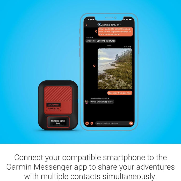 inReach Messenger Plus SOS Satellite Commuicator with Photo and Voice Messaging