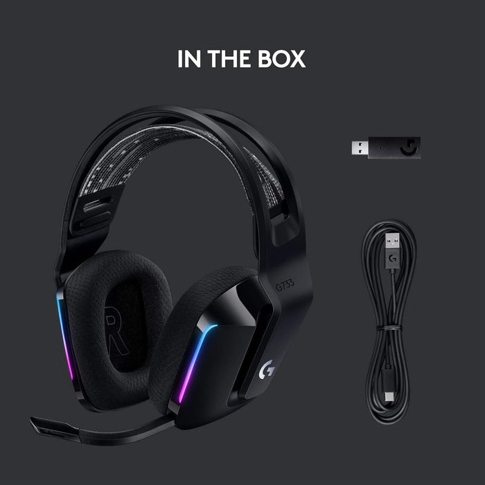 G733 LIGHTSPEED Wireless RGB Gaming Headset with PRO-G Audio Drivers