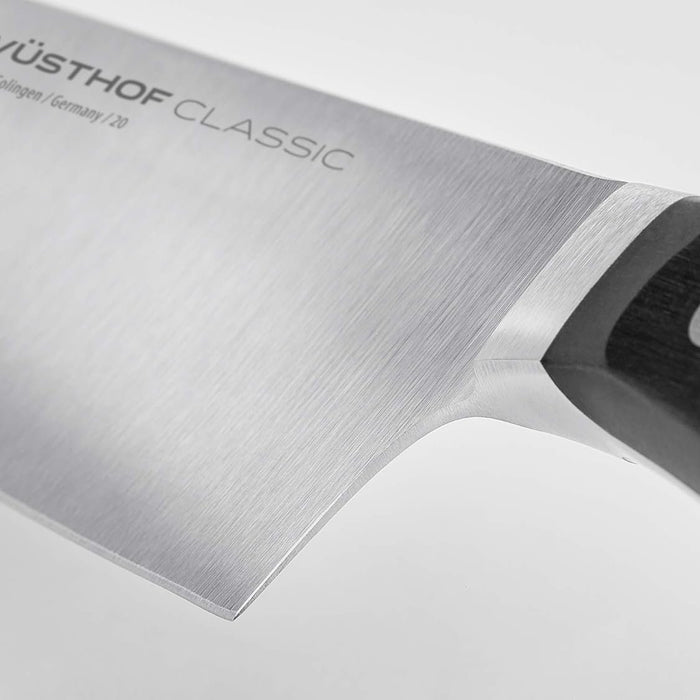 Classic 6" Stainless Steel Cleaver, Black