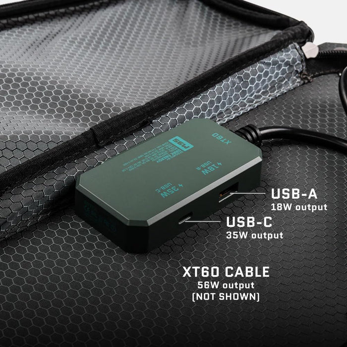Dark Energy Poseidon Pro 10,000 mAh Power Bank with Spectre 56W Folding Solar Panel