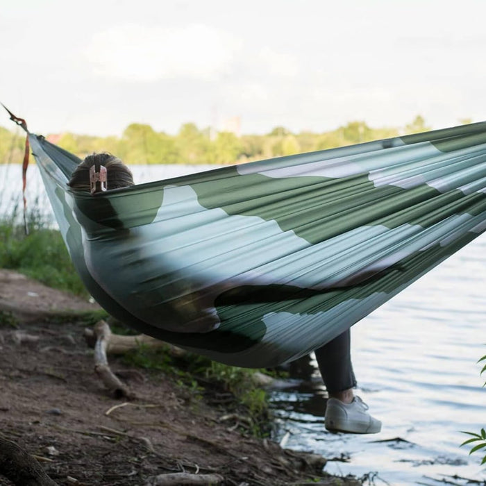 Roo Double Hammock with Stuff Sack | Durable & Waterproof | Great for Two People