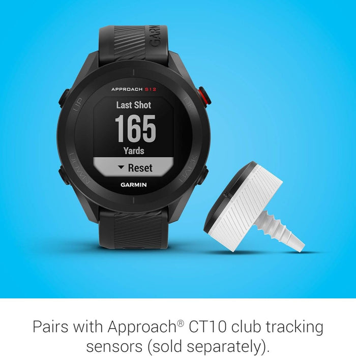 Approach S12 Golf GPS Smartwatch | Preloaded with 42K Courseview Maps