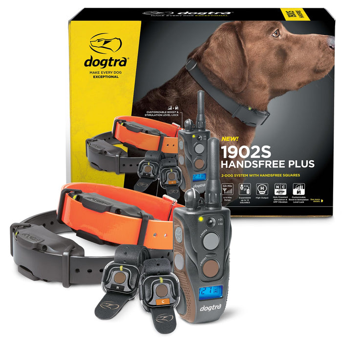 1902S HANDSFREE Plus Boost and Lock |  2 Dog Training E-Collars and Remote