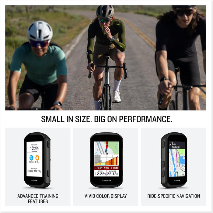 Garmin Edge 850 Compact GPS Cycling Computer with Vivid Color Touchscreen Display
