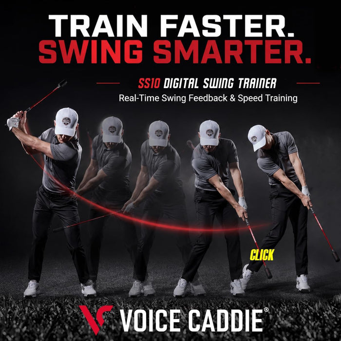 Voice Caddie SS10 Digital Swing Trainer and Warm Up Tool with App Tracking
