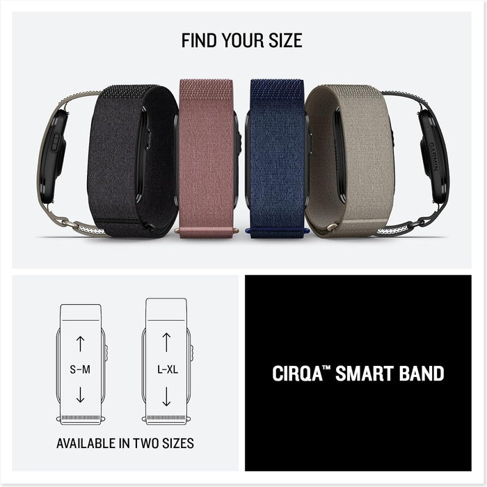 Garmin CIRQA Smart Band - Screenless Health and Fitness Activity Tracker