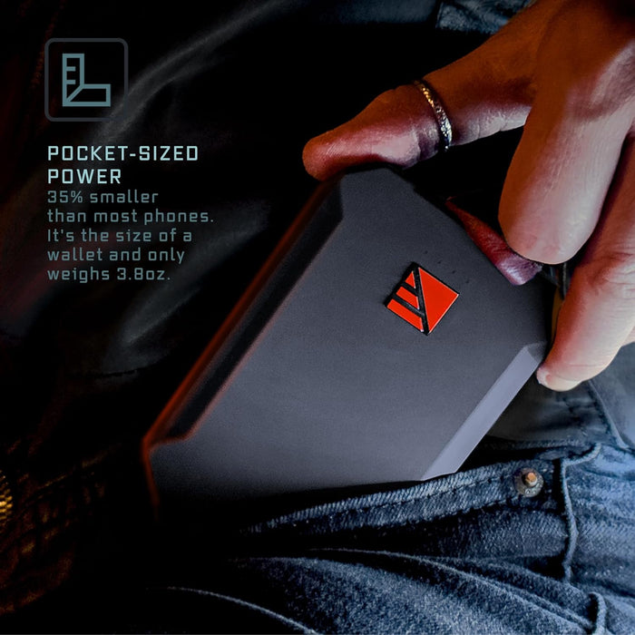 Poseidon Nano Portable Charger with 3,000 mAh Power Capacity | Rugged & Durable