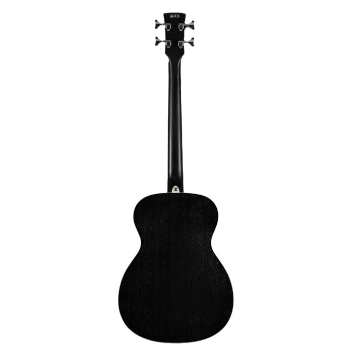 PCBE14MH 4-String Acoustic Bass Guitar, Right-Handed, Weathered Black Open Pore