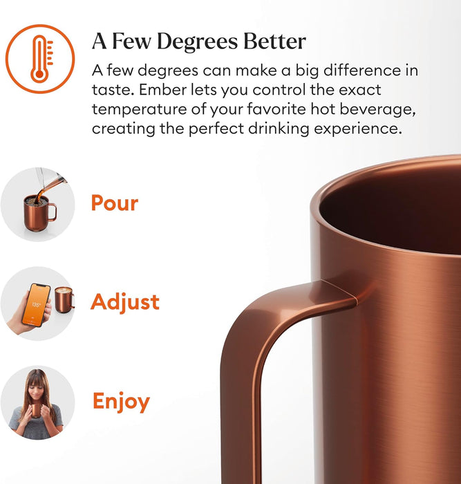 Temperature Control 14 Ounce Smart Mug 2 | Control with the Ember App