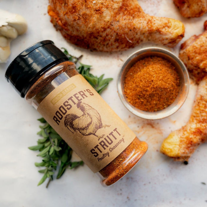 Rooster's Strutt Seasoning | Bold and Savory Blend for Top-Notch Chicken