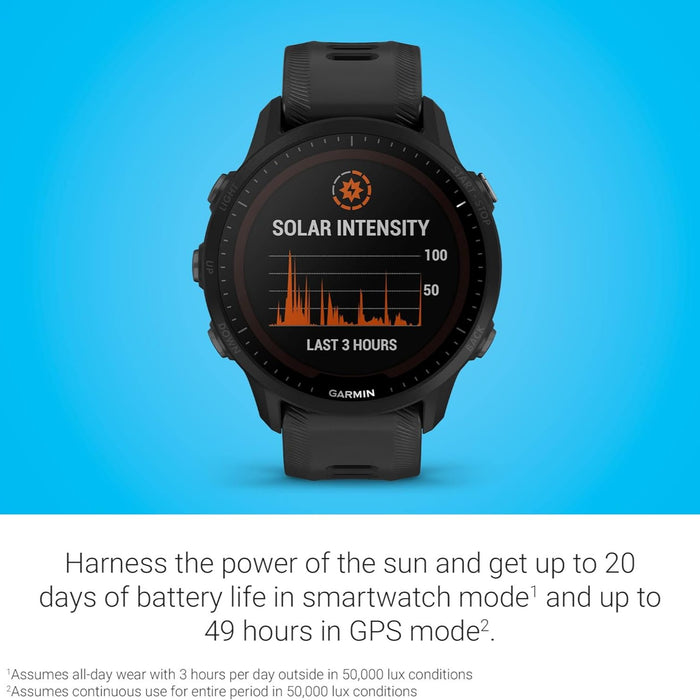 Forerunner 955 GPS Running Smartwatch with Built In Global Satellite Systems