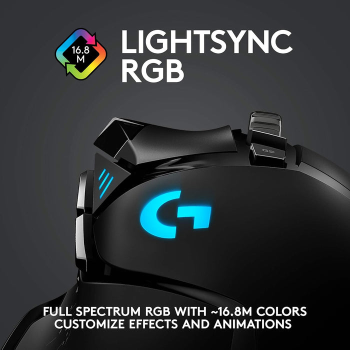 G502 LIGHTSPEED Wireless Gaming Mouse with HERO 25K Sensor and LightSync RGB