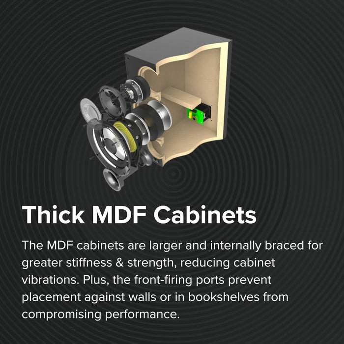 Debut 2.0 5.25" Center Speaker with MDF Cabinets for Home Theater Systems