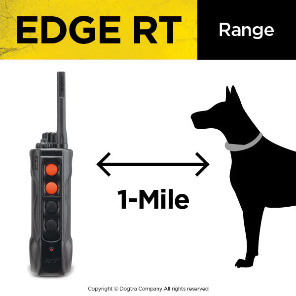 Edge RT 1-Mile Remote Dog Training E-Collar with Combination Boost Control