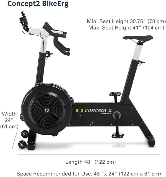 BikeErg Stationary Exercise Bike with PM5 Performance Monitor