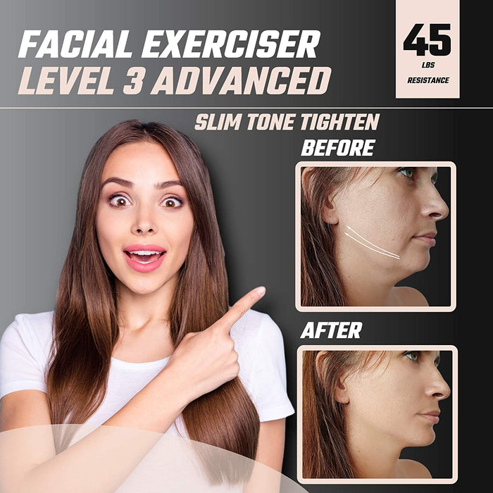 Advanced Large Custom Fit Facial Exerciser | 45 lbs of Bite Resistance