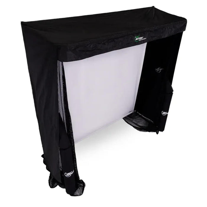 The Net Return Simulator Bay 10 Premium Indoor Golf Experience with High Impact Netting