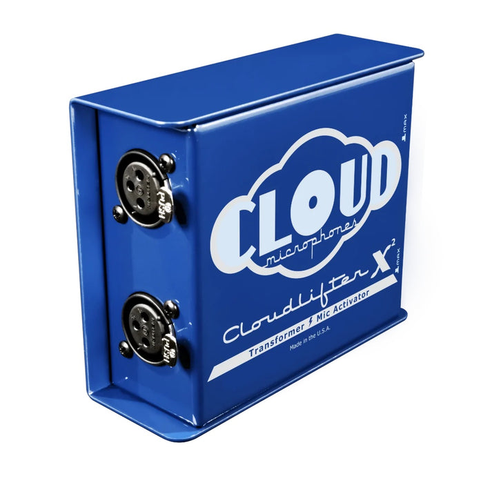 Cloud Microphones CL-X2 Transformer Mic Activator - Two Channel, Up to 36 dB or +12dB Attenuated