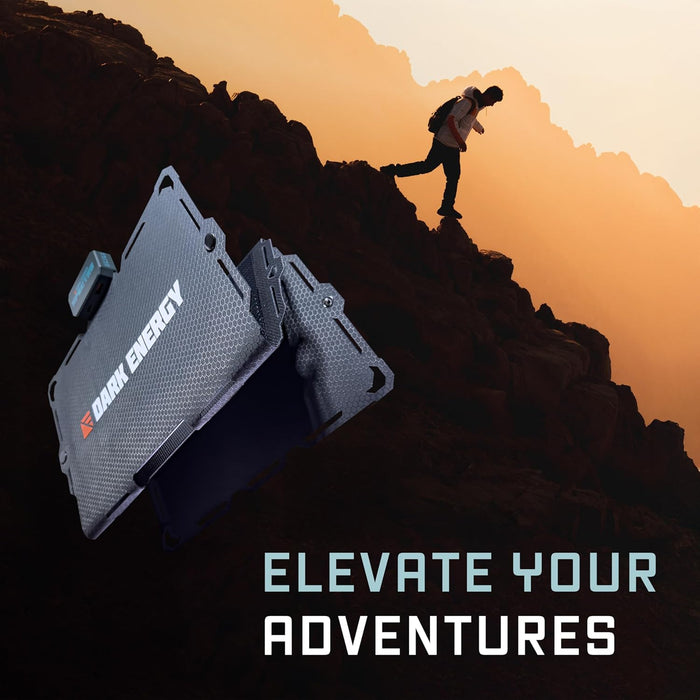 Dark Energy Spectre Folding 18W Solar Panel | Charges USB-C and USB-A Devices